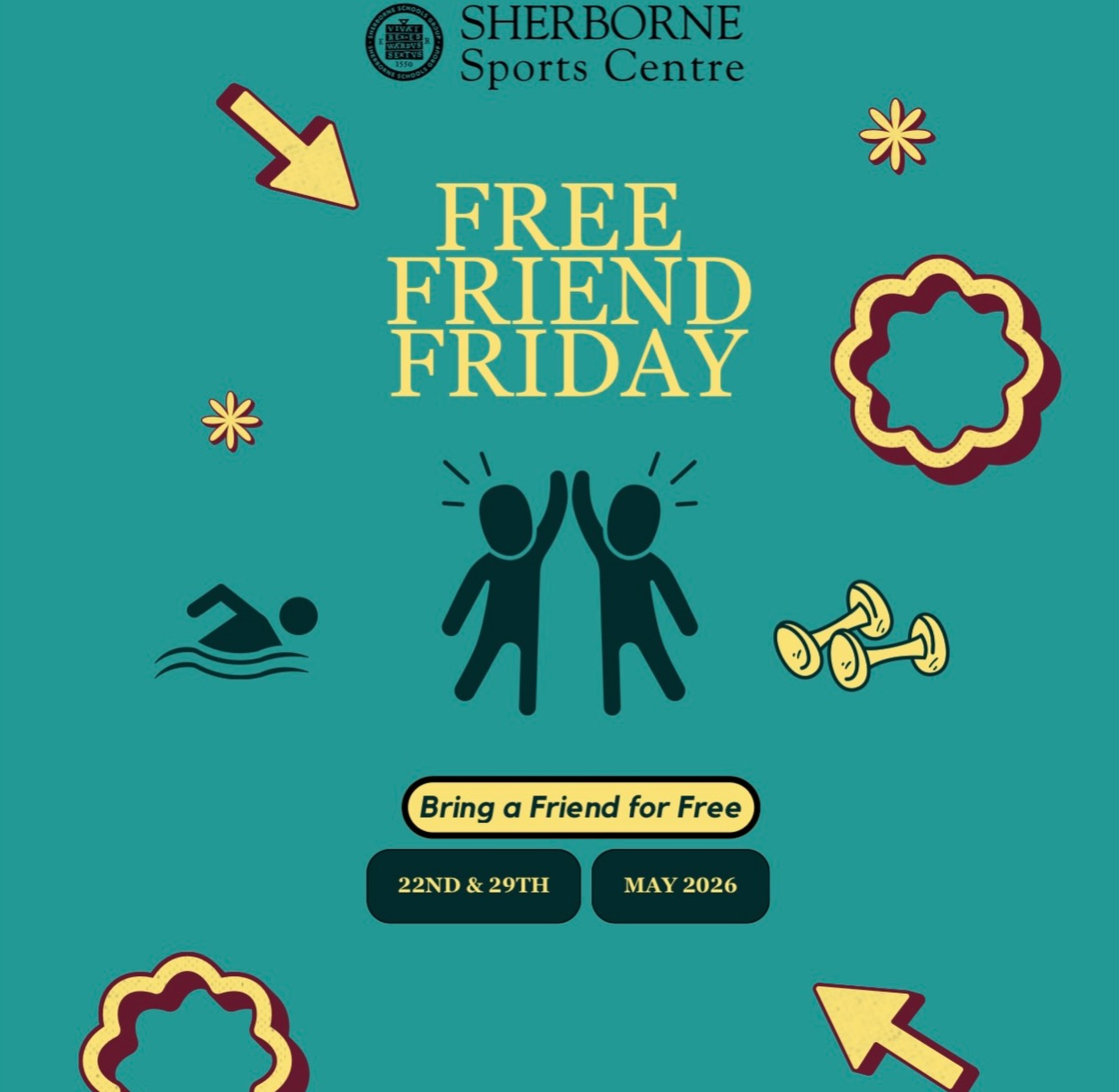 Free friend Friday is back again for May🎉
Bring a friend or loved one to the centre for free on these days✨
Don’t forget we also have a birthday offer where you can bring anyone to the centre for you birthday🤍
To use within 30 days☺️