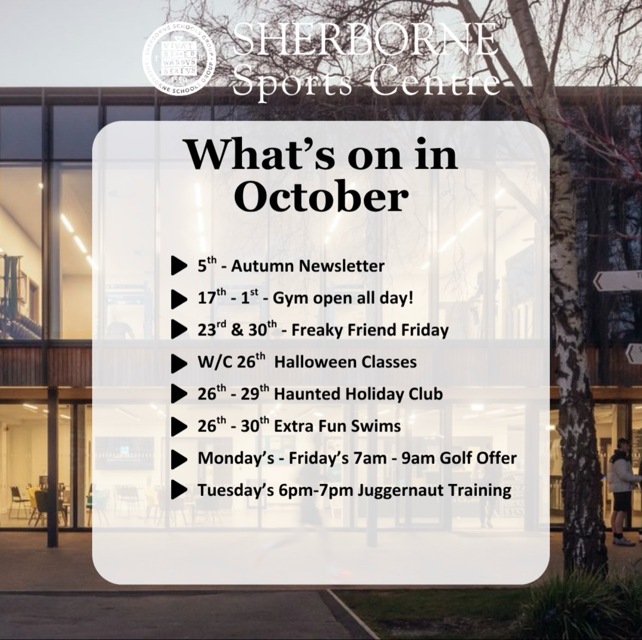 October is here!!π
And we have lots of exciting things coming upβ¨π€©